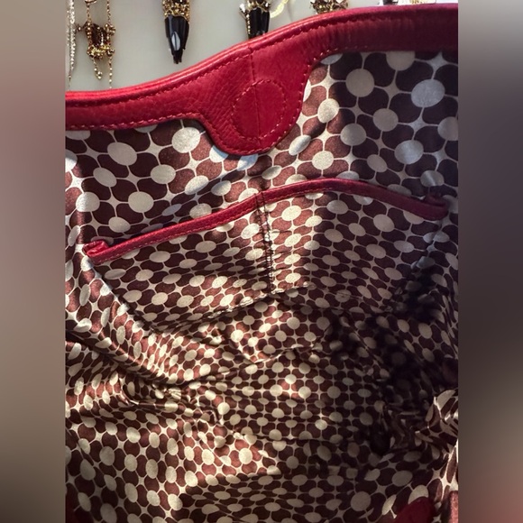 Red leather medium-sized Piazza Sempione Satchel - Picture 6 of 8